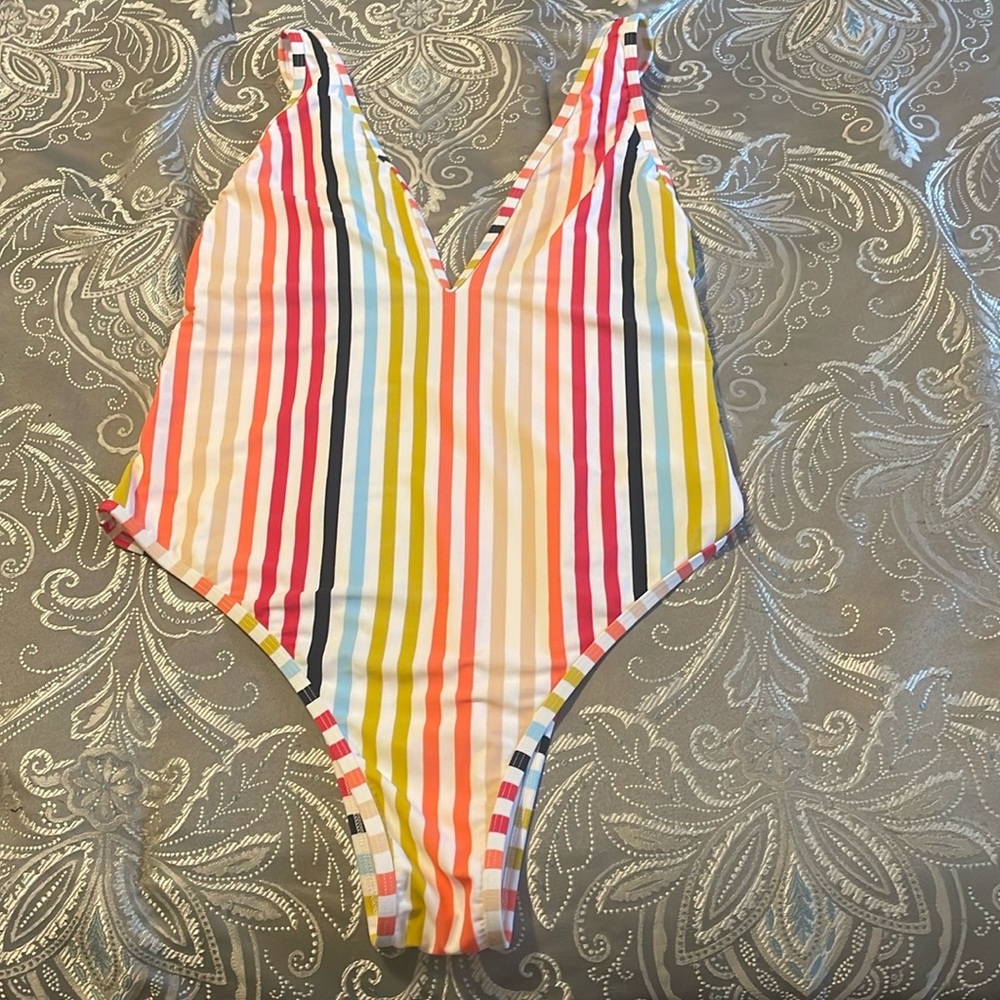 Colorful Striped Express Swimsuit